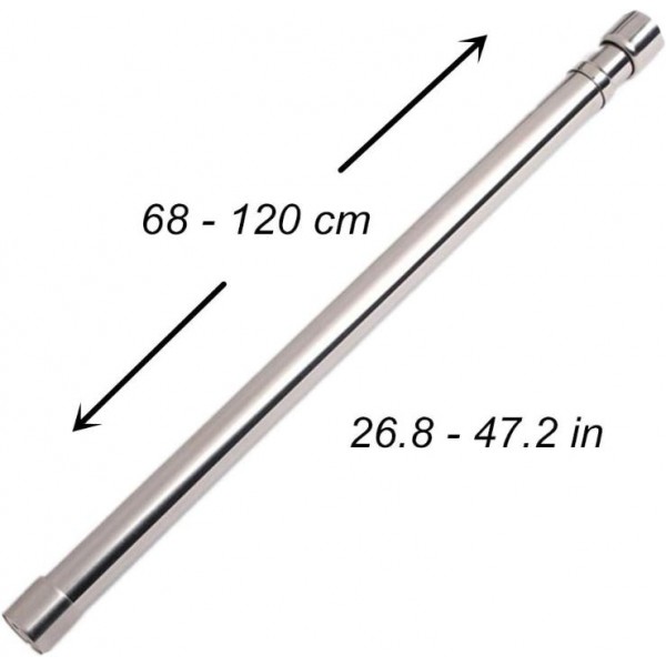 Extendable Telescopic Curtain Rod Rail Wardrobe Closet Cloth Towel Hanging Pole