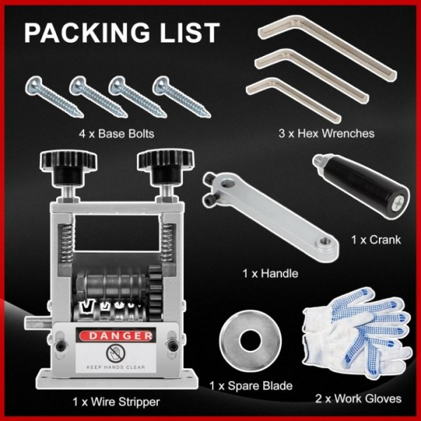 Wire Stripping Machine with 6 Channels