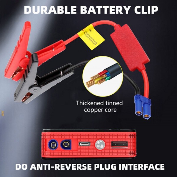30000mAh Car Jump Starter Pack Booster Battery Charger Emergency Power Bank