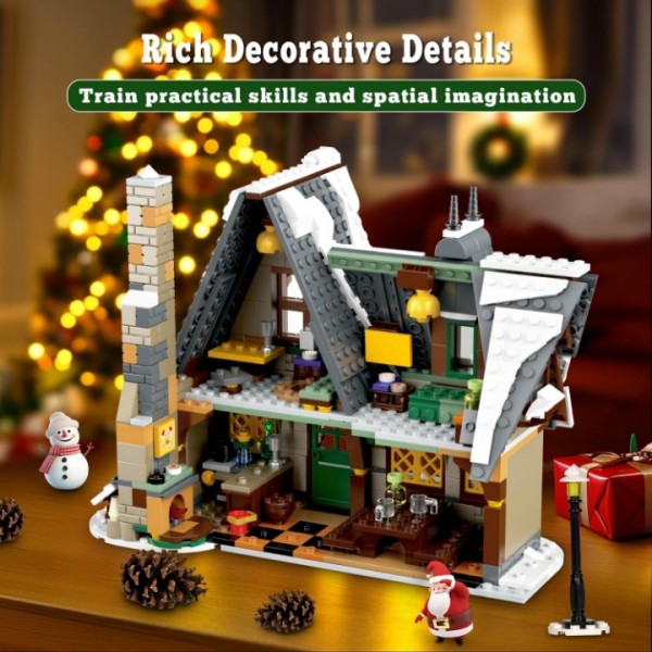 766-Piece Christmas House Building Set