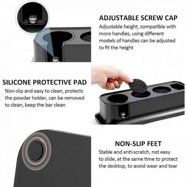 4-in-1 Coffee Tamper Stand Organizer for Espresso Tools