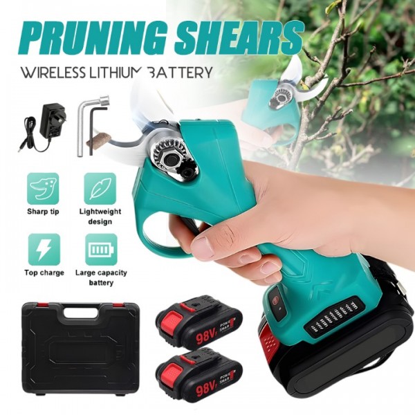 Cordless Electric Power Pruning Shears for Tree Trimming Branch Cutter
