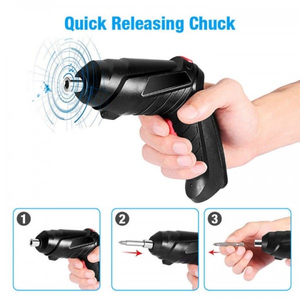 Electric Screwdriver Set Rechargeable Bits Tools