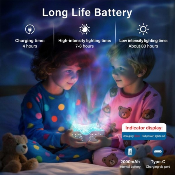 Starfish Starry Sky Projector Lamp