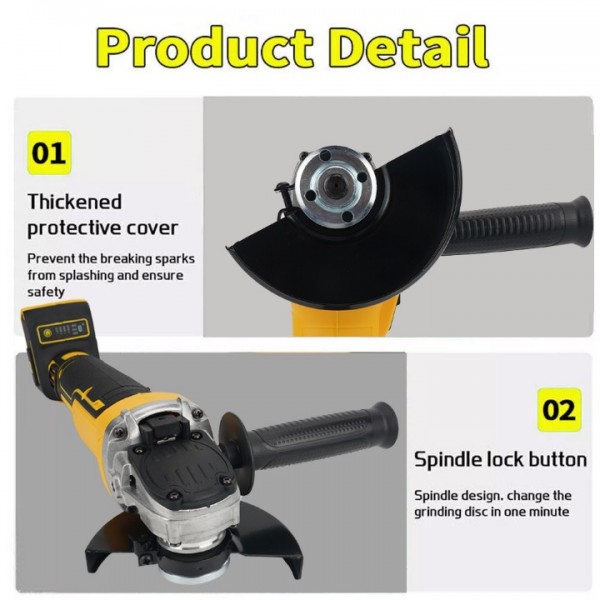 Cordless Angle Grinder Power Tools