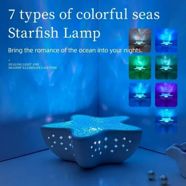 Starfish Starry Sky Projector Lamp